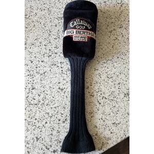 VTG Callaway Big Bertha War Bird Sole Plate 1 Wood Fuzzy Golf Club Headcover